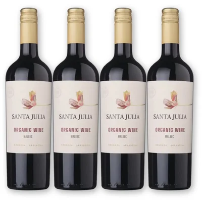 Santa Julia Santa Julia Malbec Organic 4 flessen