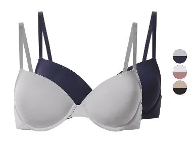 esmara® Set van 2 dames T-shirt-BH's