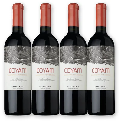 Coyam Coyam Rood Organic 4 flessen