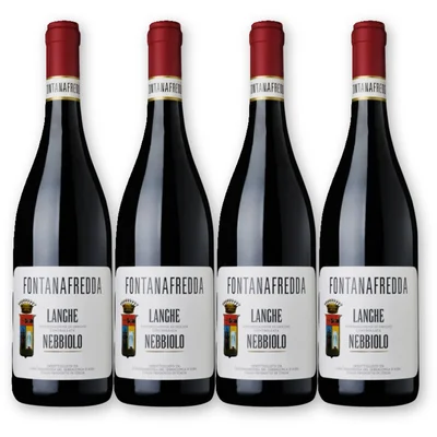 Fontanafredda Fontanafredda Nebbiolo 4 flessen