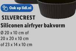 SILVERCREST Siliconen airfryer bakvorm
