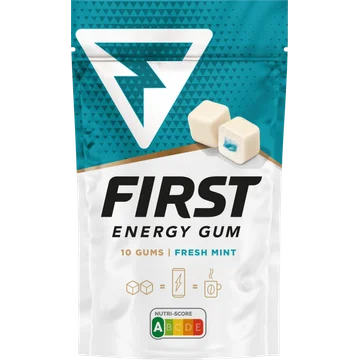 First Energy Gum Fresh Mint 10 Stuks 24 g