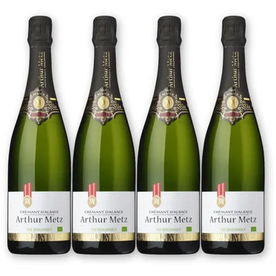 Arthur Metz Arthur Metz Crémant d'Alsace 4 flessen