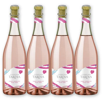 Tardia Tardia Sweet Sparkling Rosé 4 flessen