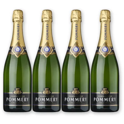 Pommery Pommery Champagne Noir 4 flessen