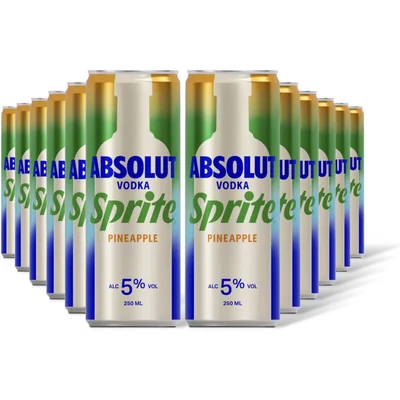 Absolut Vodka pineapple 12-pack