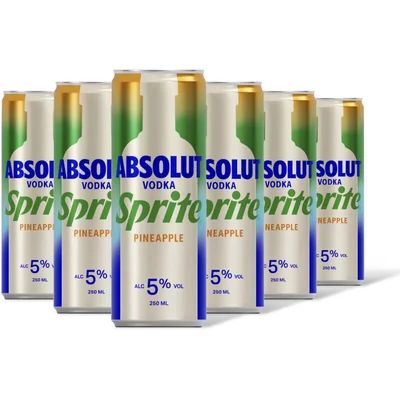 Absolut Vodka pineapple 6-pack