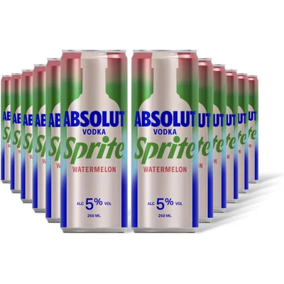 Absolut Vodka watermelon 12-pack