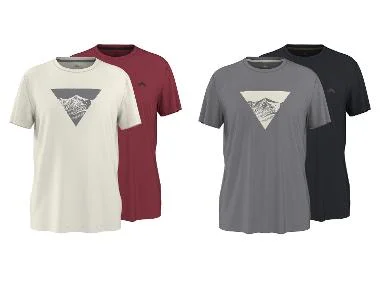 CRIVIT Set van 2 heren sportshirts met UV-bescherming 50+
