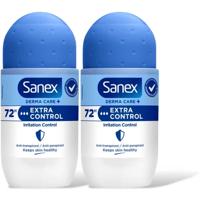Sanex Derma care+ extra control roller 2-pack