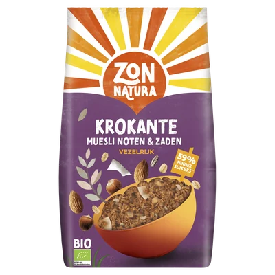 Zonnatura Krokante Muesli Noten & Zaden