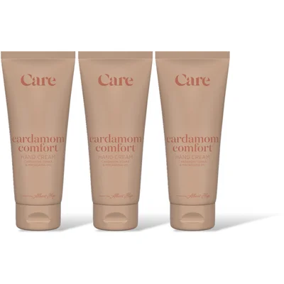 Care Cardamom comfort hand cream 3-pack
