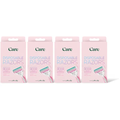 Care Disposable razors 4-pack