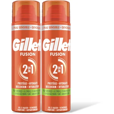 Gillette Fusion5 ultr gevoelig huid scheergel 2pk