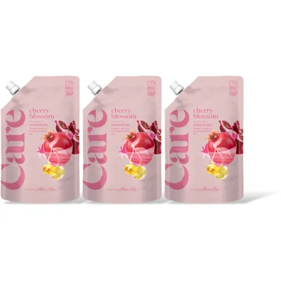 Care Cherry blossom shower gel refill 3-pack