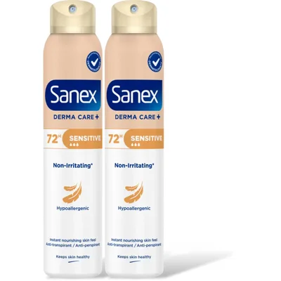 Sanex Derma care sensitive deodorant spray 2pk