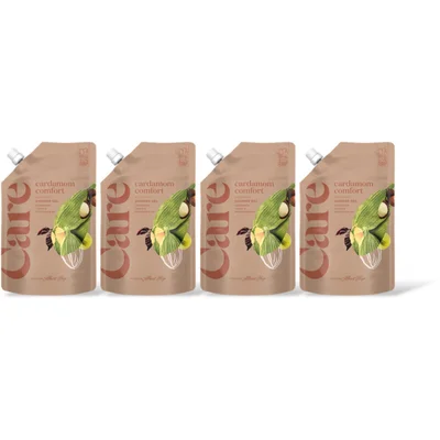 Care Cardamom comfort shower gel refill 4-pck