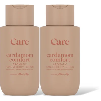 Care Cardamom comfort hand & body lotion 2-pk