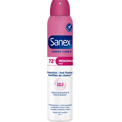 Sanex Derma care+ menopause deodorant spray