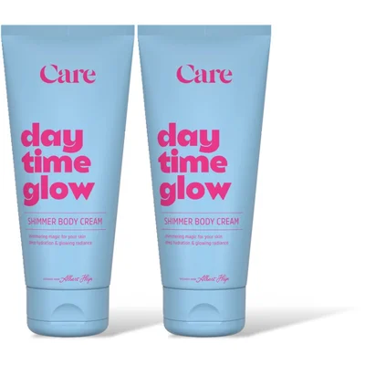 Care Day time glow shimmer body cream 2-pack