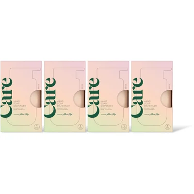 Care Hand soap dispenser beige 4-pack