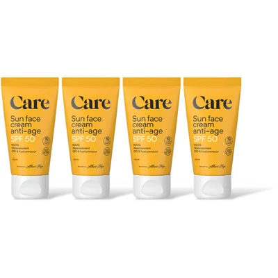 Care Sun face cream anti-age spf50 4-pack
