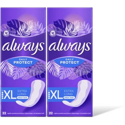 Always Daily prot extra long inlegkruisjes 2pck