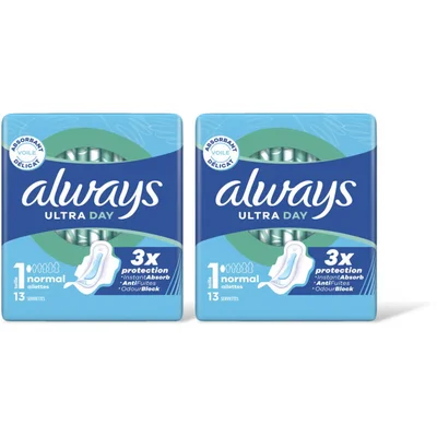 Always Ultra day normal wings maandverband 2pk