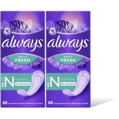 Always Dailies normal inlegkruisjes 2-pack