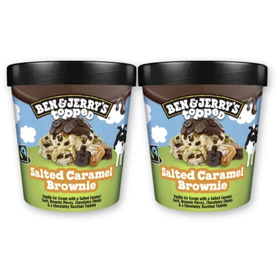 Ben & Jerry's Salted caramel brownie 2-pack