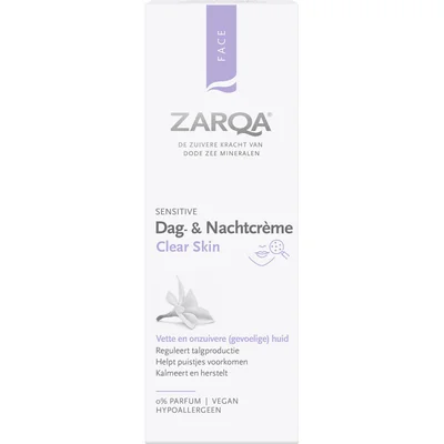Zarqa Clear skin dag- en nachtcreme