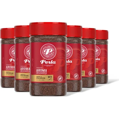 Perla Huisblends Aroma oploskoffie 6-pack