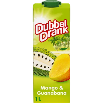 DubbelDrank Mango & Guanabana met Appel 1 L
