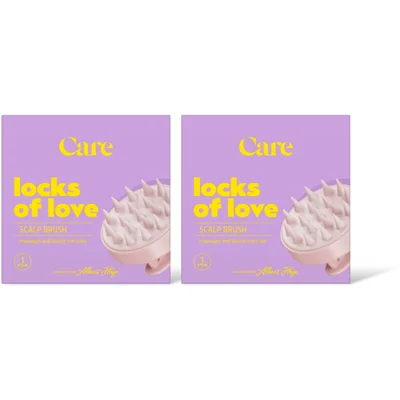 Care Locks of love scalp brush 2-pack