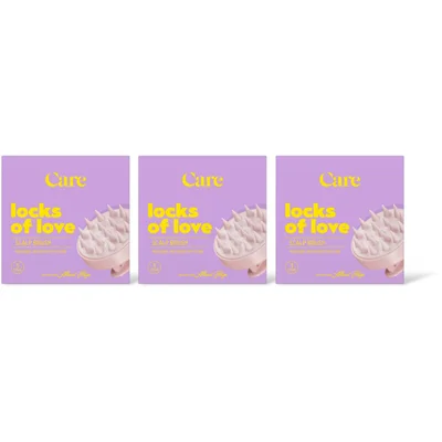 Care Locks of love scalp brush 3-pack