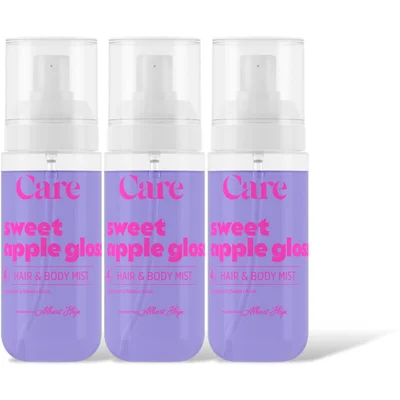 Care Sweet apple gloss hair & body mist 3-pck