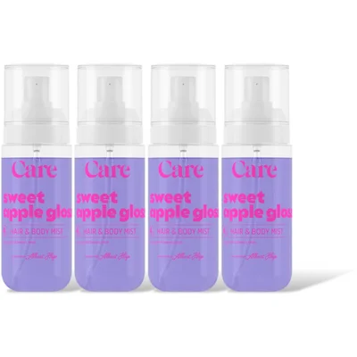 Care Sweet apple gloss hair & body mist 4-pck