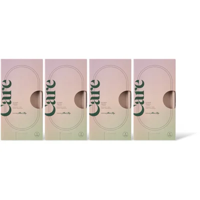 Care Soap tray beige 4-pack