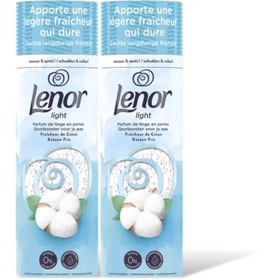 Lenor Light geurbooster katoen fris 2-pack