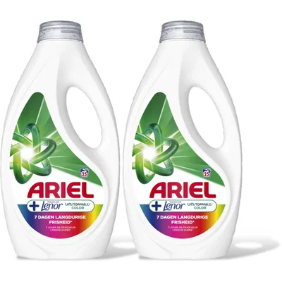 Ariel Vloeibaar+ wasmiddel unstop color 2-pack