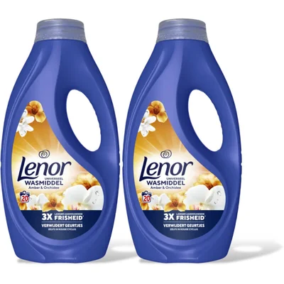 Lenor Vloeibaar wasmiddel gouden orchidee 2pck