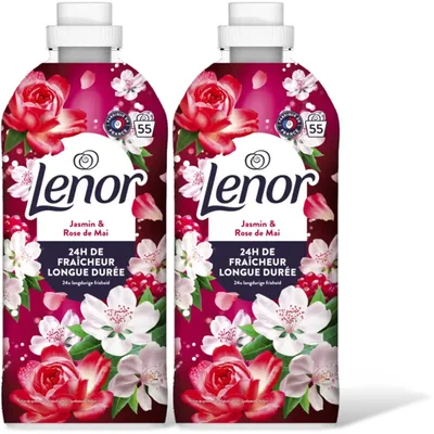 Lenor Wasverzachter robijn jasmijn 2-pack