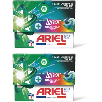 Ariel 4in1 pods+ unstoppbl wasmiddelcapsul 2pk