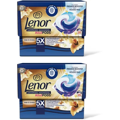 Lenor Pods goud orchidee wasmiddelcapsule 2pk