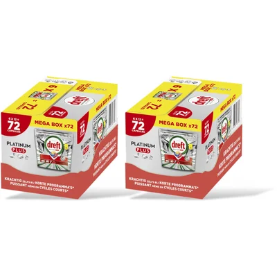 Dreft Platinum plus vaatwastabletten 6x 2-pack