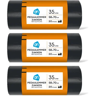 AH Vuilnisemmerzakken 35L 3-pack