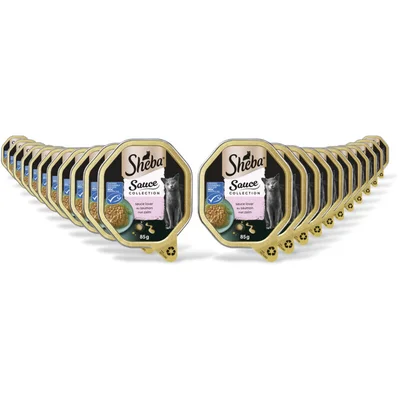 Sheba Saucelovers in saus zalm 22-pack