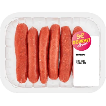 Jumbo Gourmet Mini Beef Chipolata 120 g