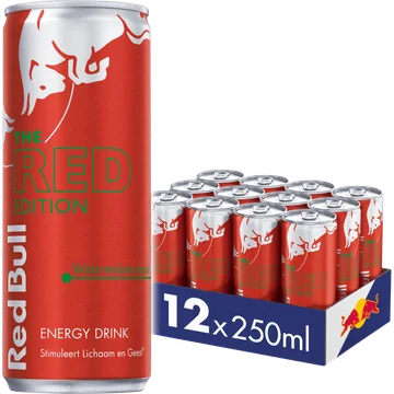 Red Bull Energy Drink Watermeloensmaak The Red Edition 250 ml