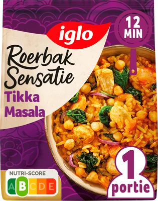 Iglo Roerbak Sensatie Tikka Masala met kip